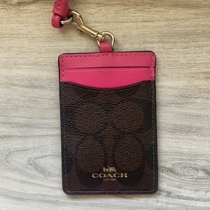 Coach ID lanyard